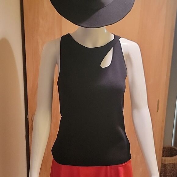 Elie Tahari Tops - Elie Tahari black cutout tank top sz med